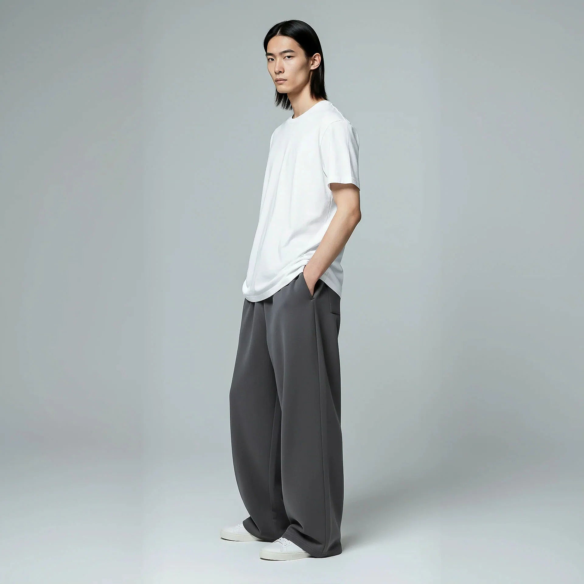Baggy Trouser- Charcoal-4