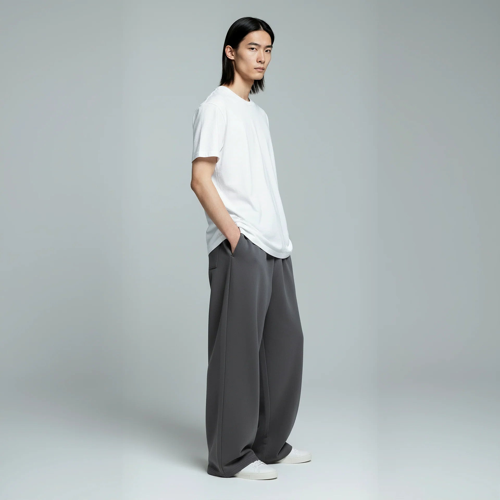 Baggy Trouser- Charcoal-5