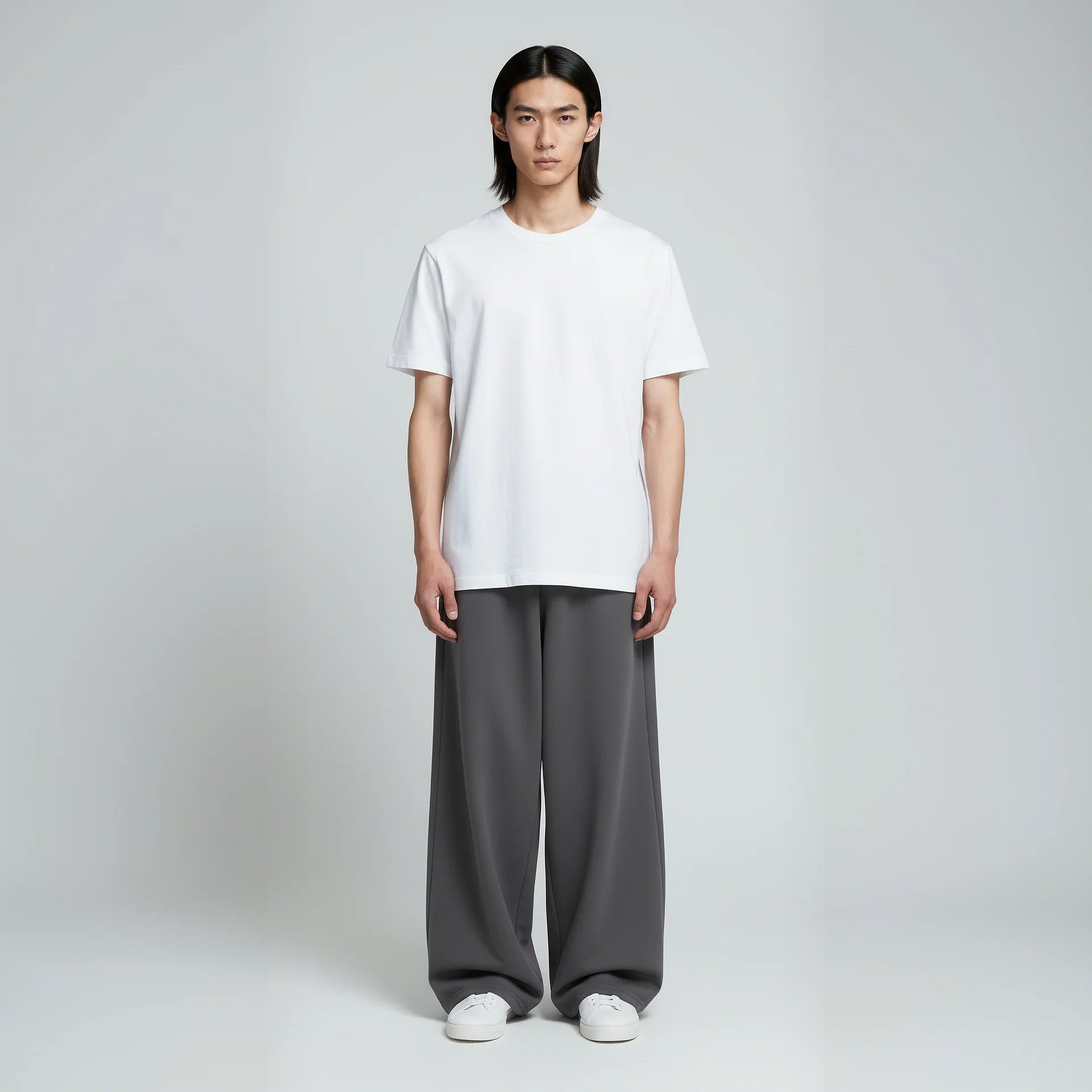Baggy Trouser- Charcoal-2