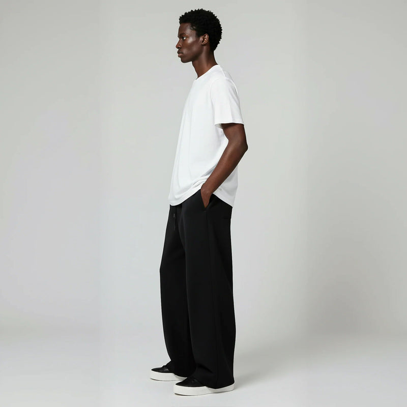 Pack of Baggy Trouser- Black-zoom-