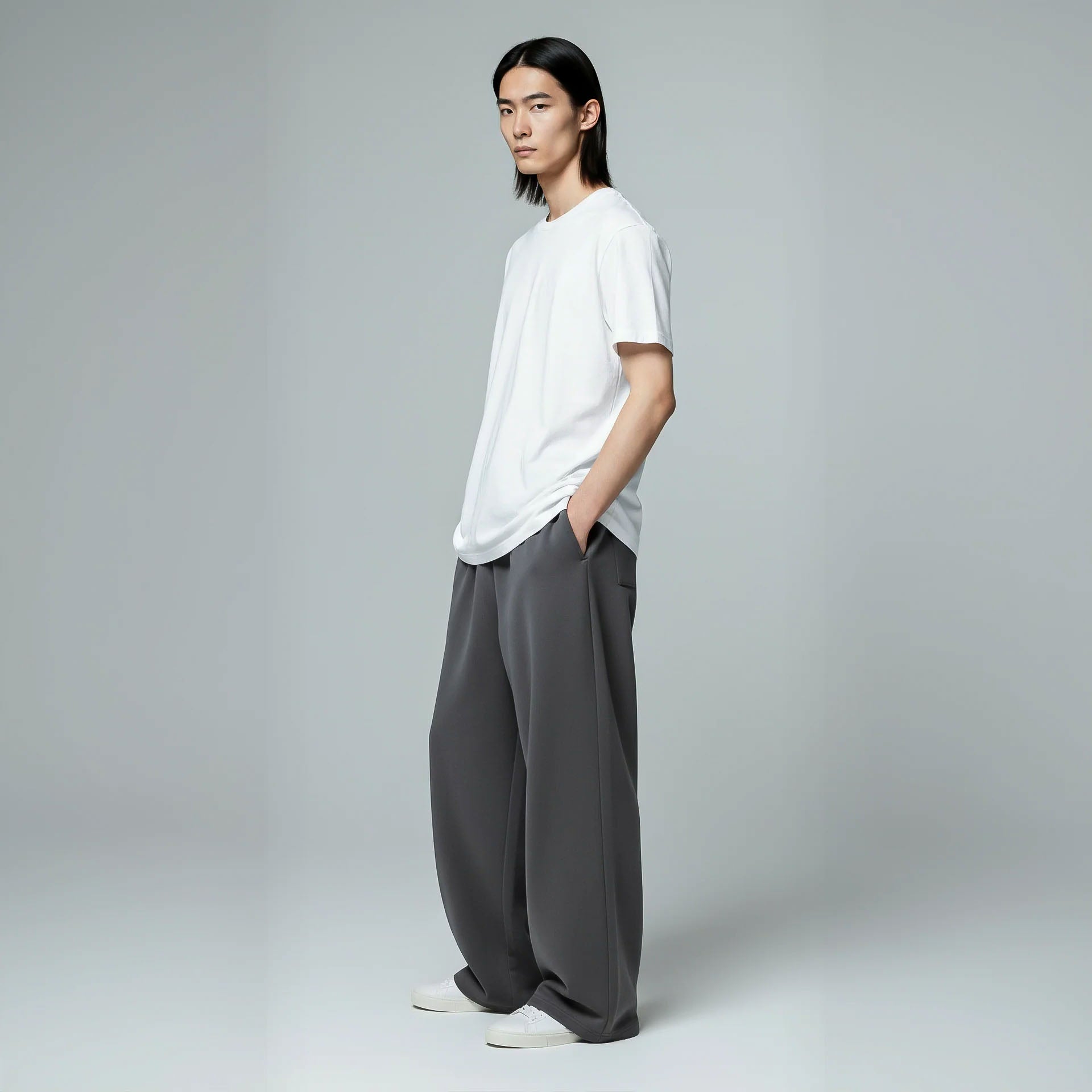 Baggy Trouser- Charcoal-zoom-4