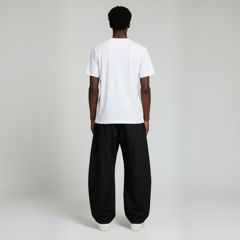 Pack of Baggy Trouser- Black-zoom-