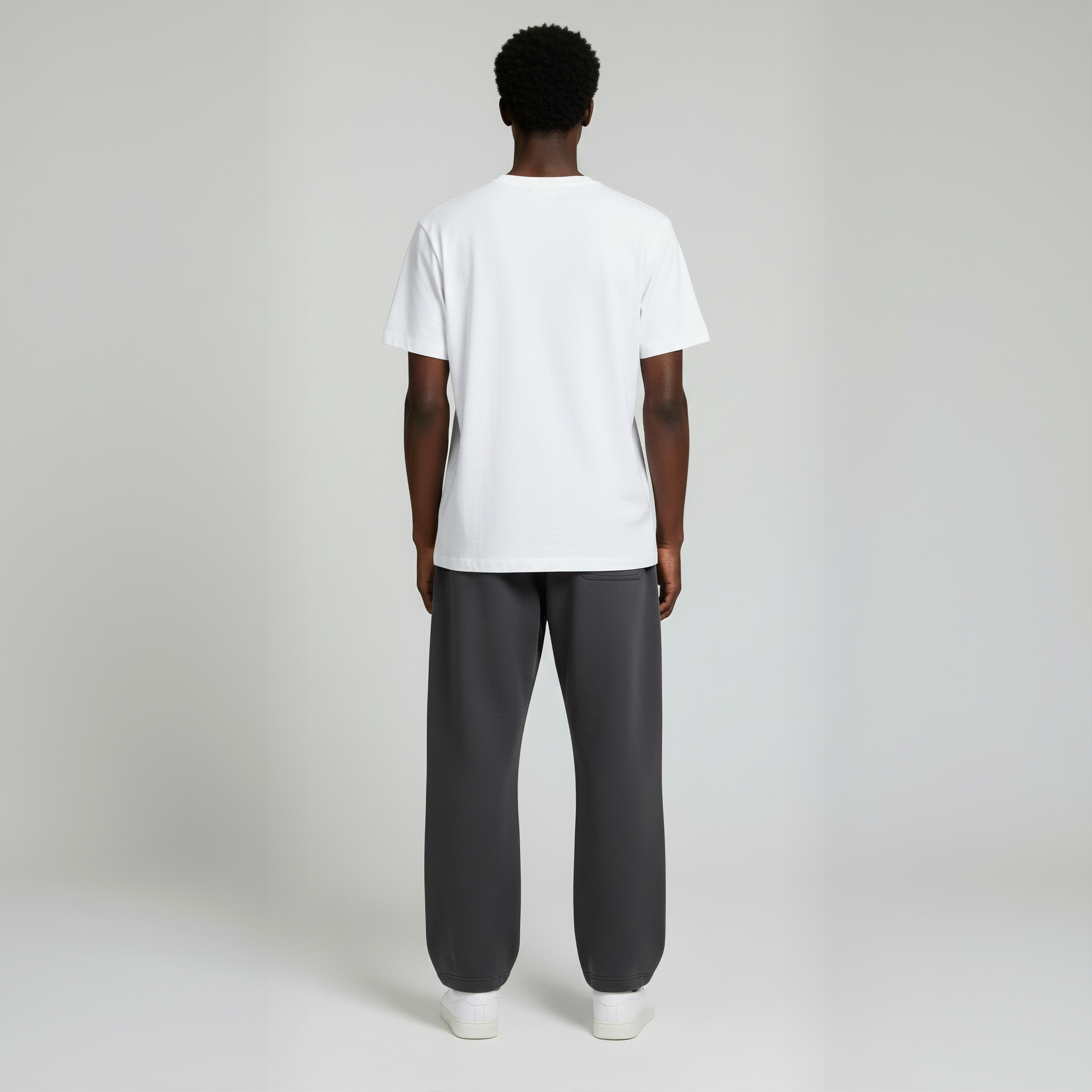 Open Bottom Sweatpant- Charcoal-5