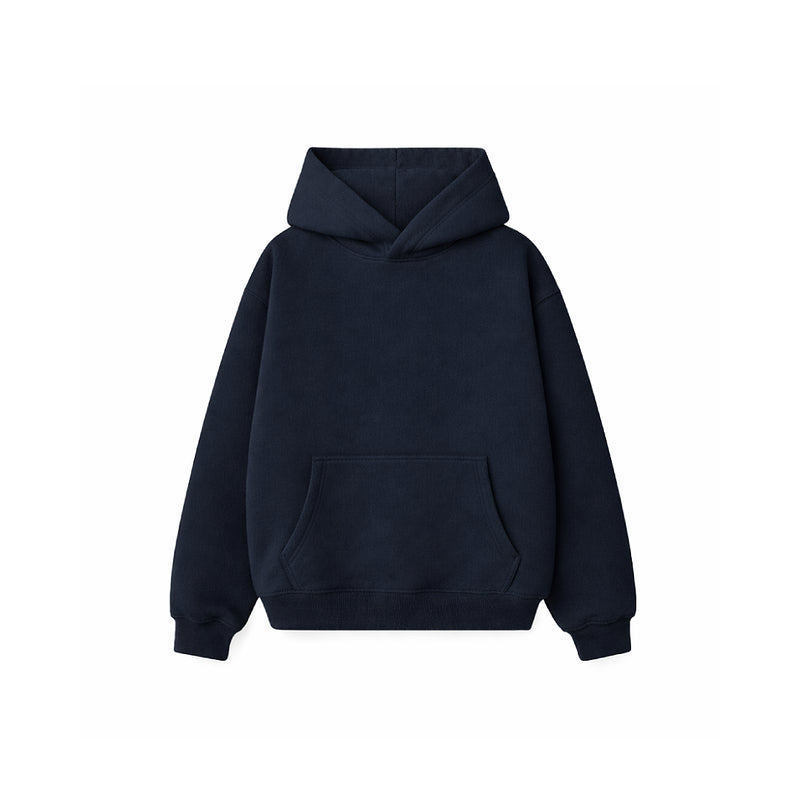 Drop Shoulder Hoodie- Petal-zoom-