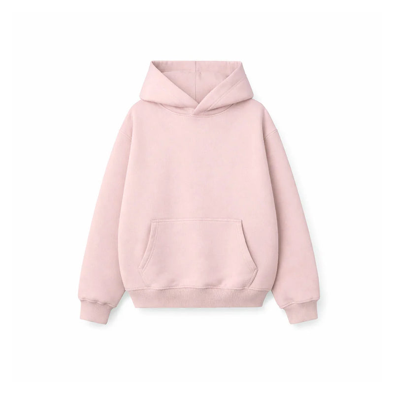 Drop Shoulder Hoodie-Pebble-zoom-