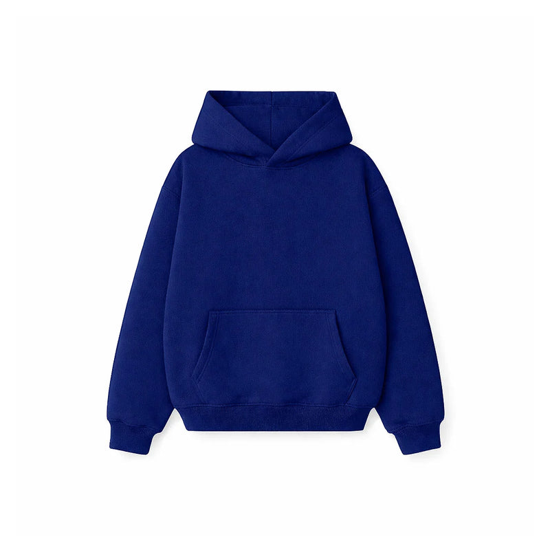 Pack of Drop Shoulder Hoodie-Royal Blue-zoom-