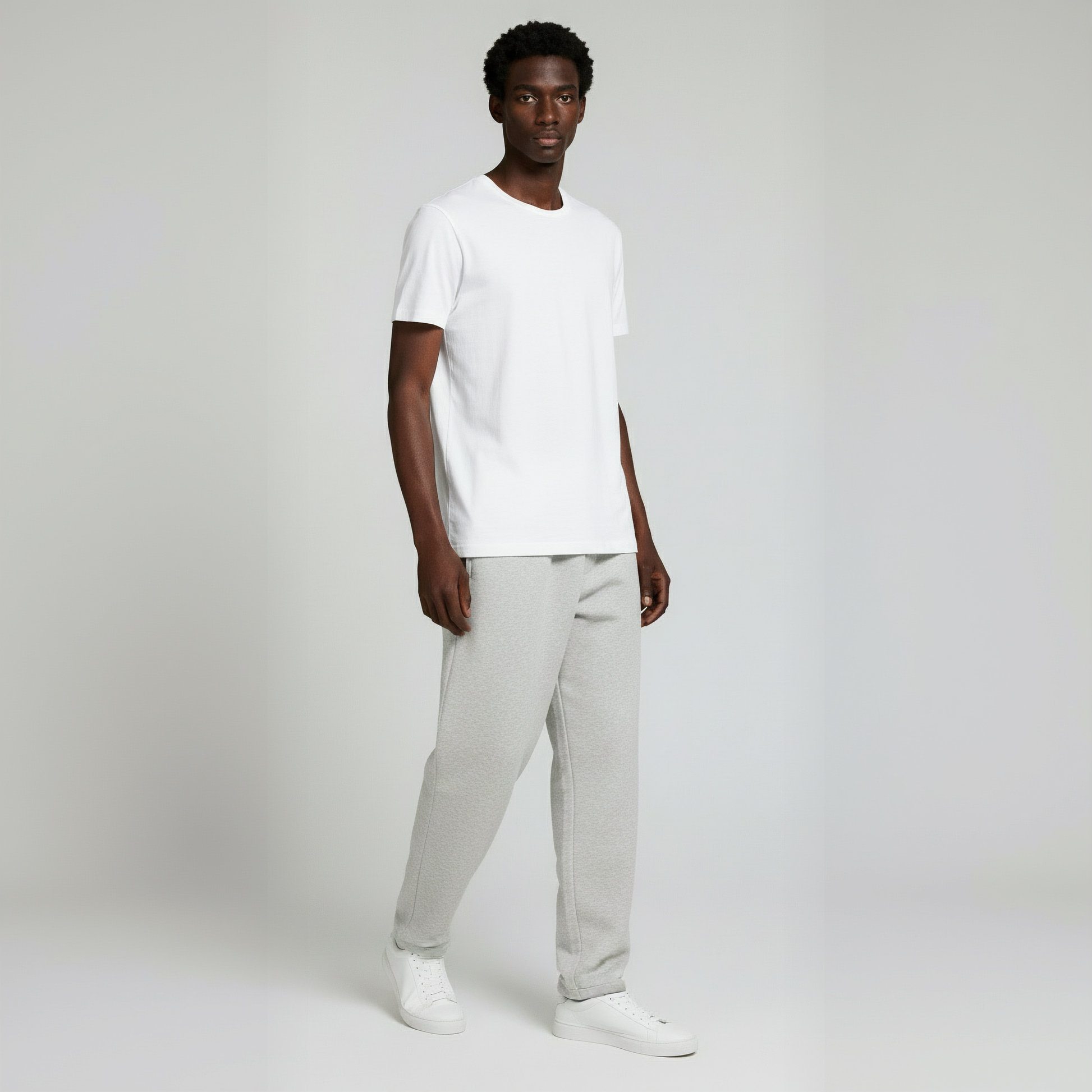 Classic Sweatpants- Heather Grey-3