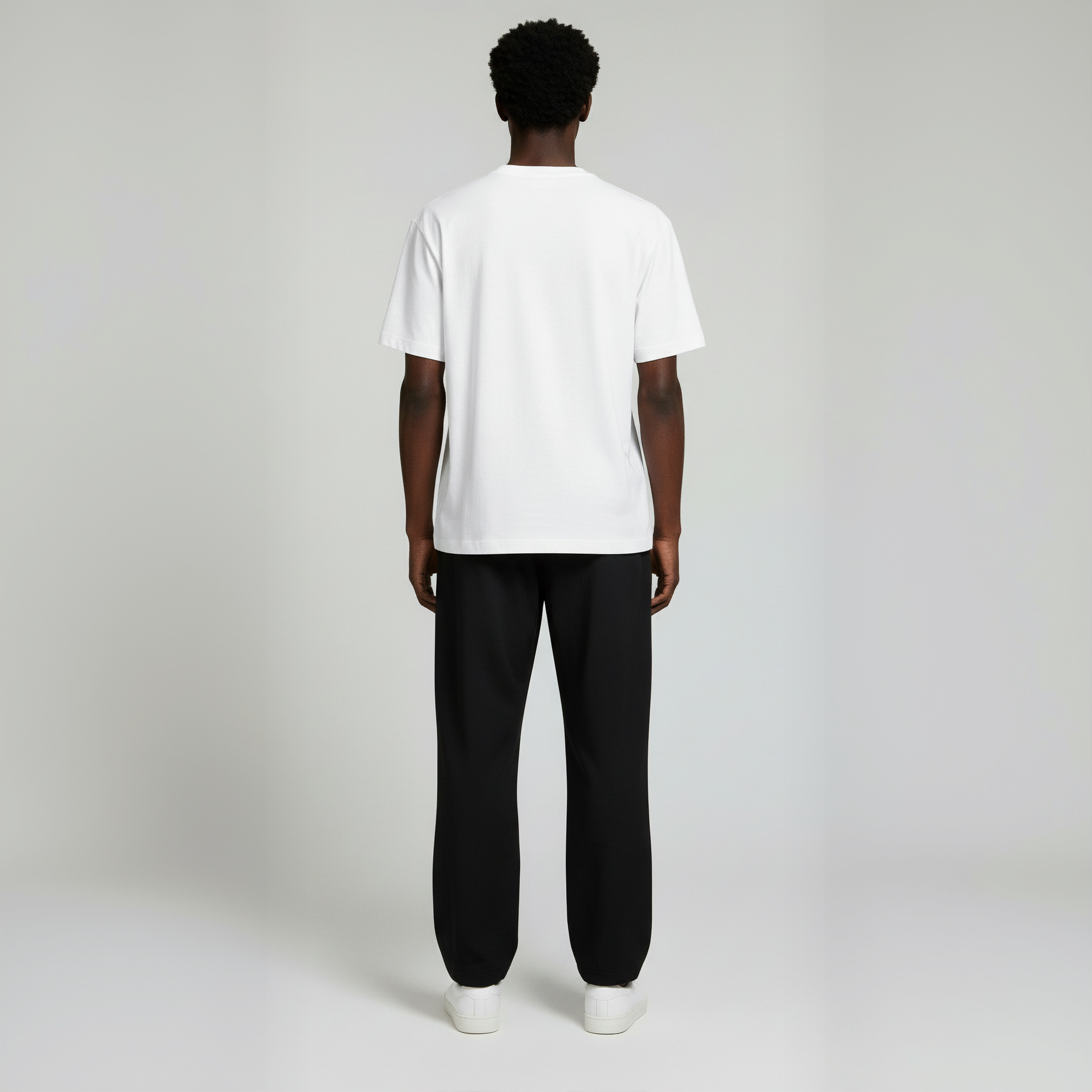 Open Bottom Trouser- Black-3