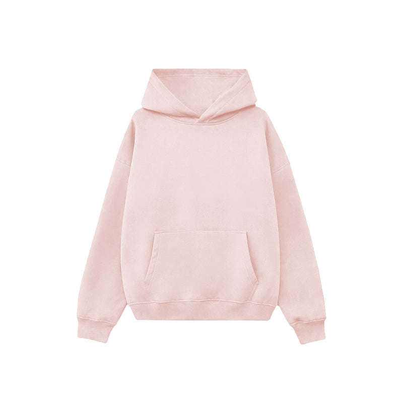 Drop Shoulder Hoodie- Petal-zoom-