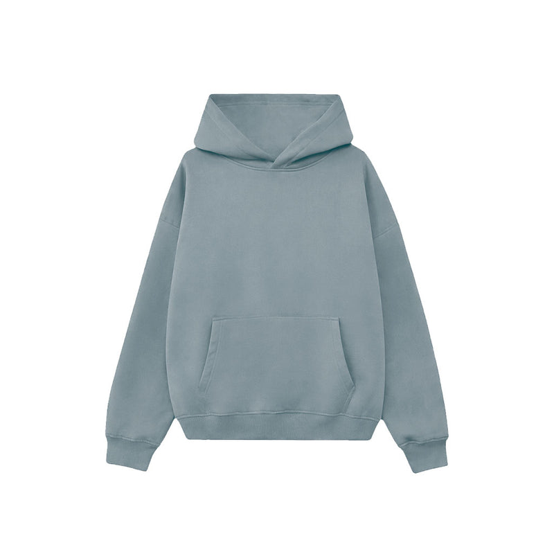 Drop Shoulder Hoodie- Espresso-zoom-