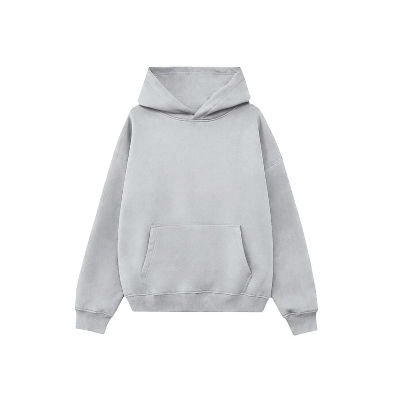 Drop Shoulder Hoodie- Espresso-zoom-