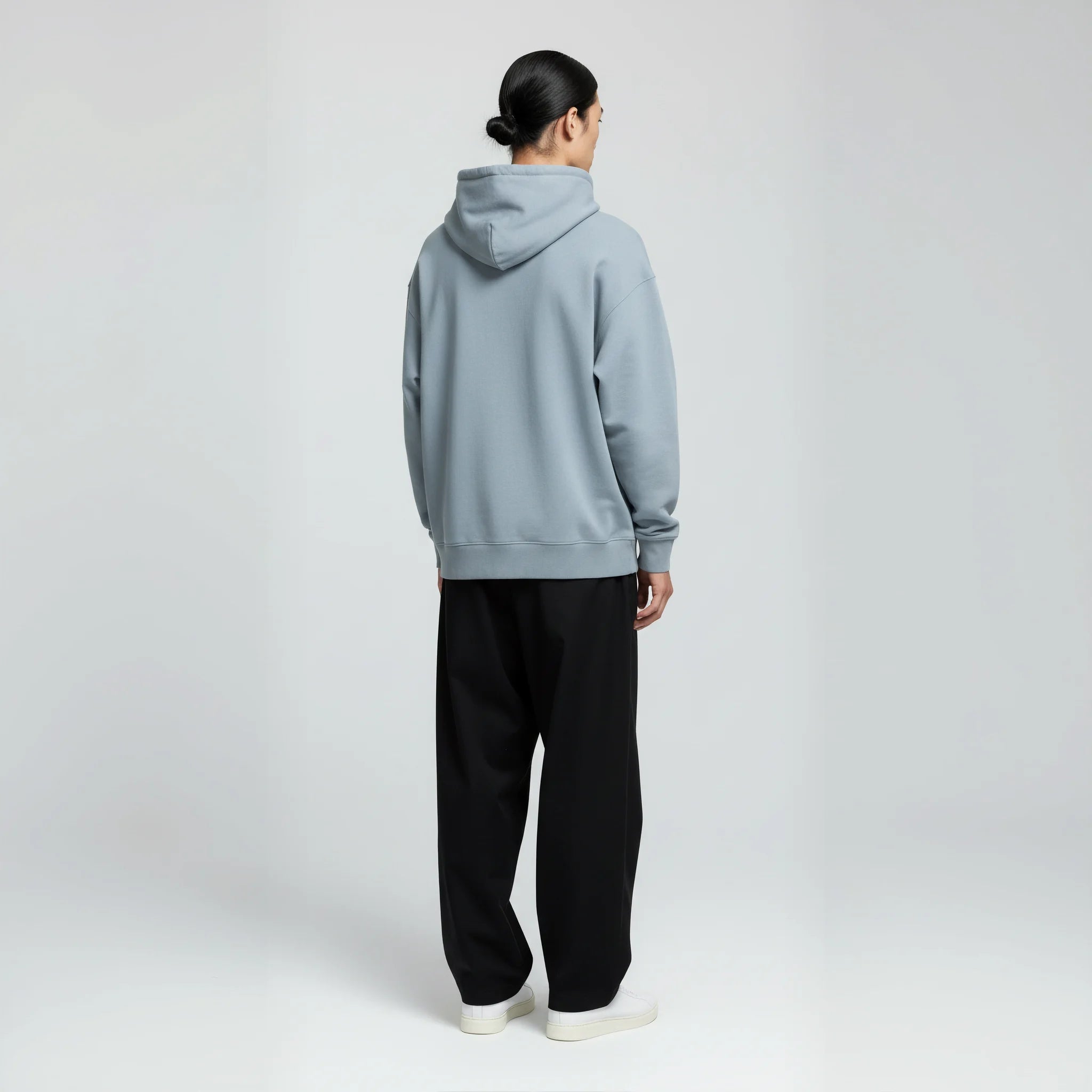 Pack of Drop Shoulder Hoodie- Slate-zoom-4
