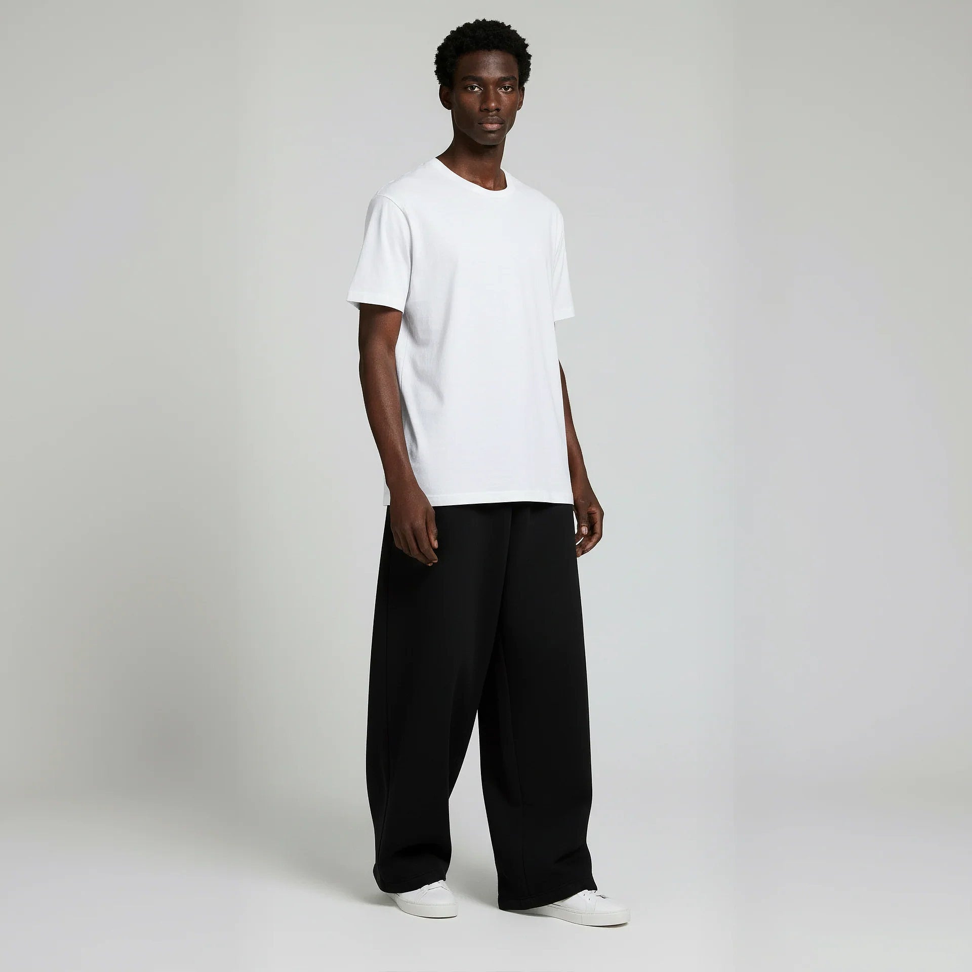 Pack of Baggy Trouser- Black-zoom-6