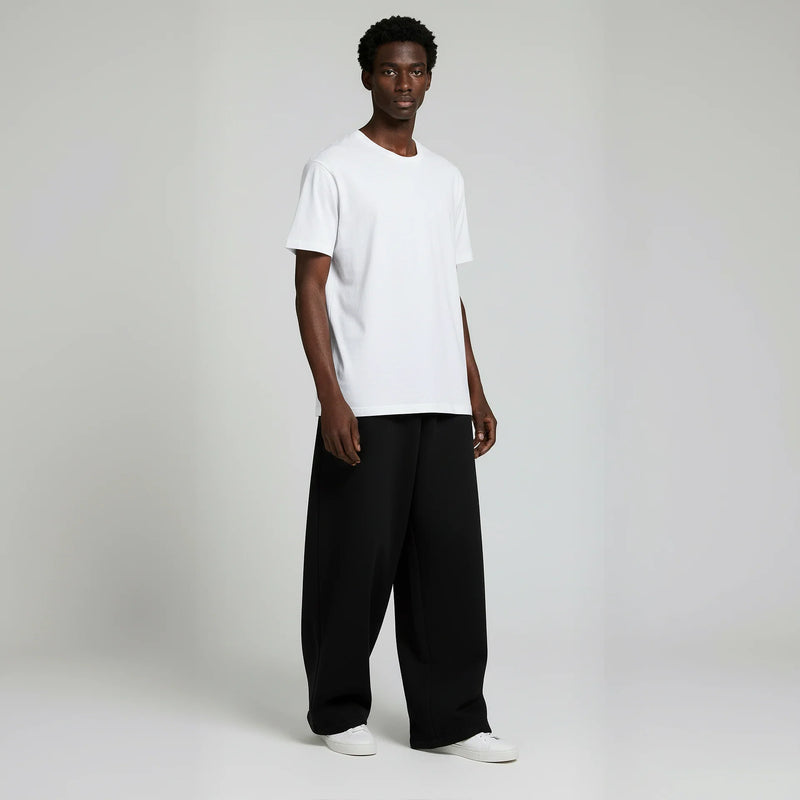 Pack of Baggy Trouser- Black-zoom-