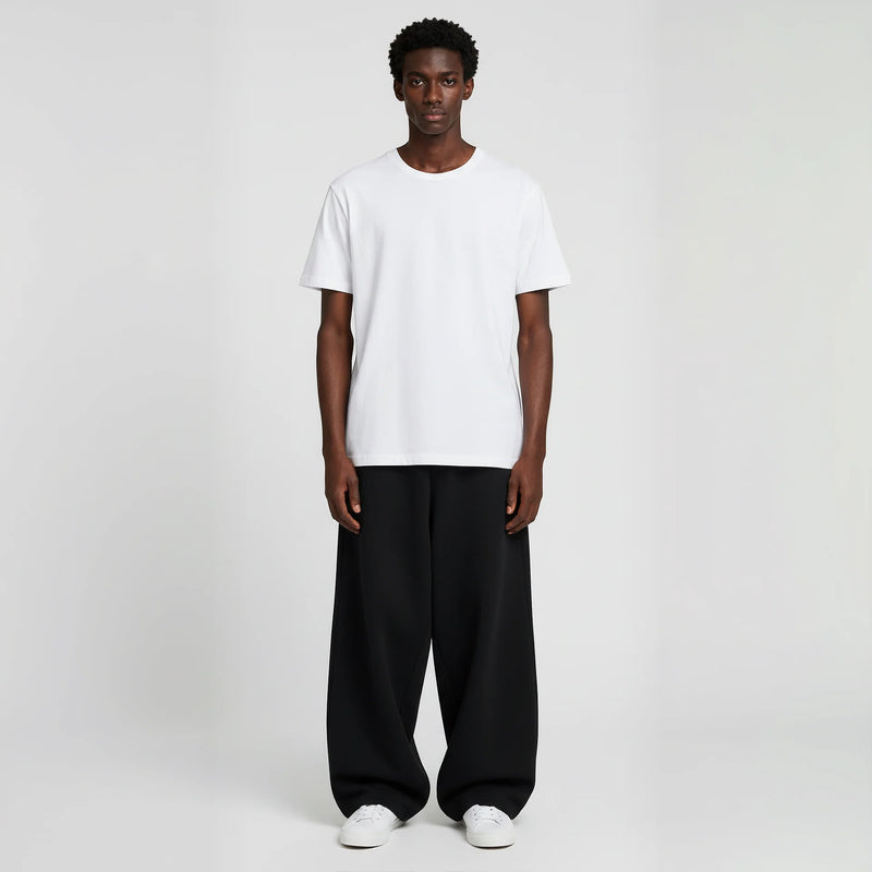 Pack of Baggy Trouser- Black-zoom-