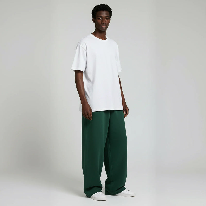 Baggy Trouser- Forest Green-zoom-