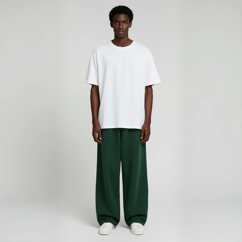 Baggy Trouser- Forest Green-zoom-