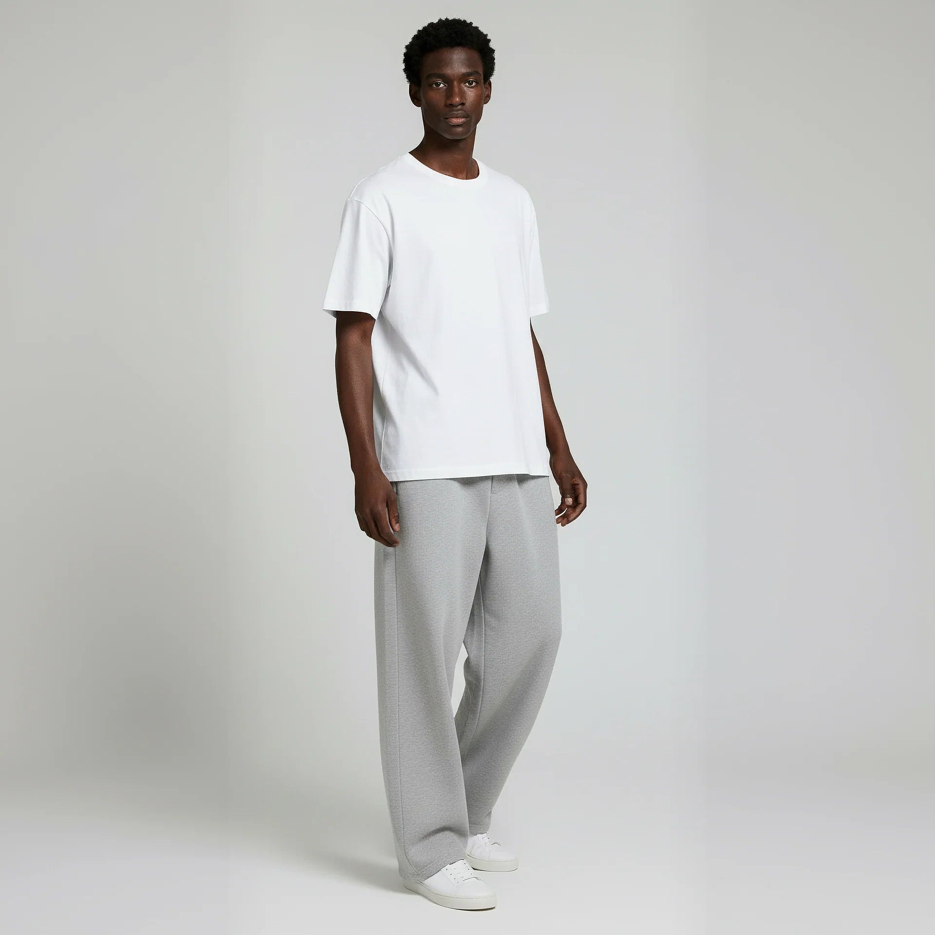 Pack of Baggy Sweatpants- Heather Grey-zoom-6