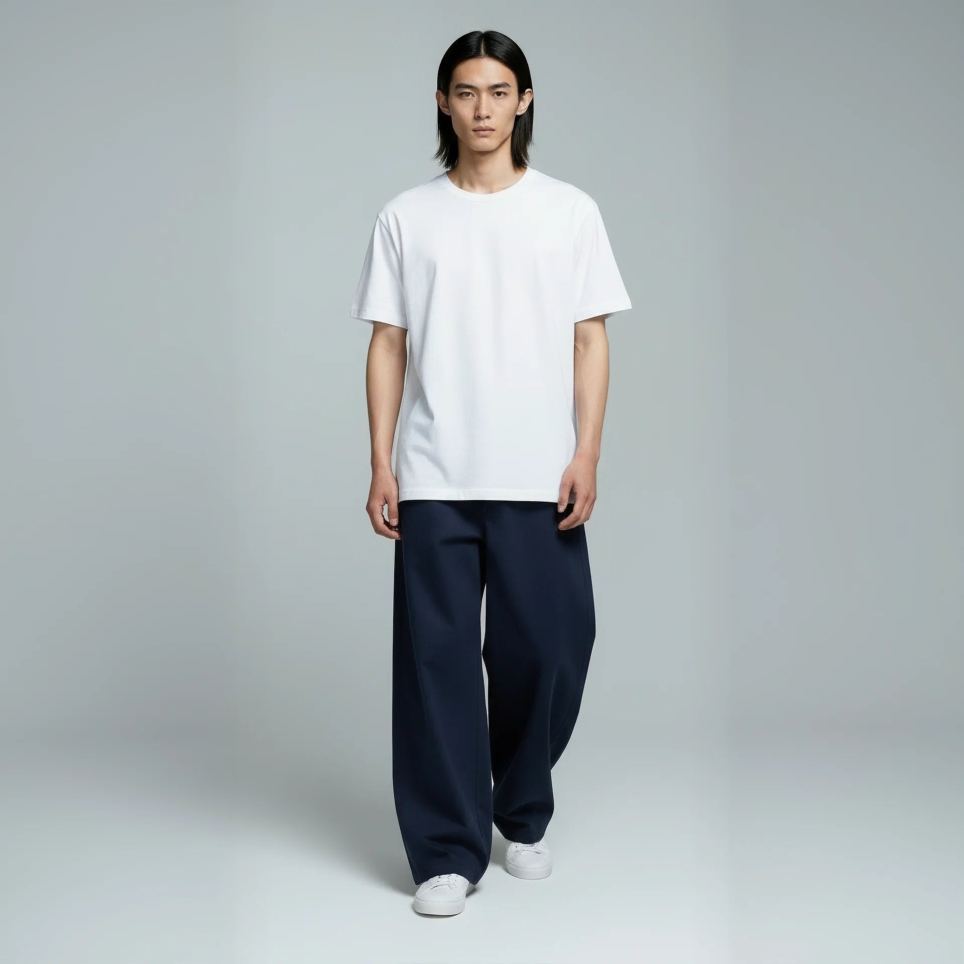 Baggy Trouser- Navy-6