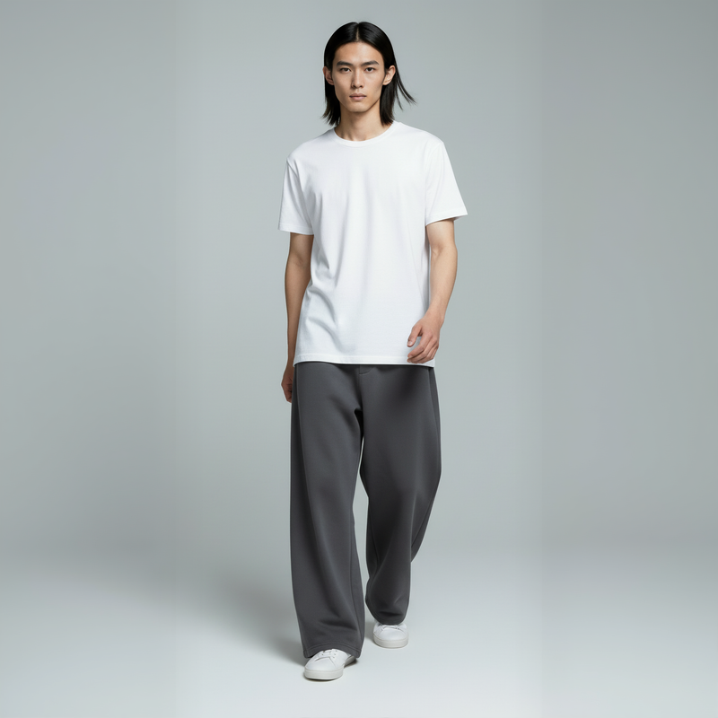 Baggy Trouser- Charcoal-zoom-