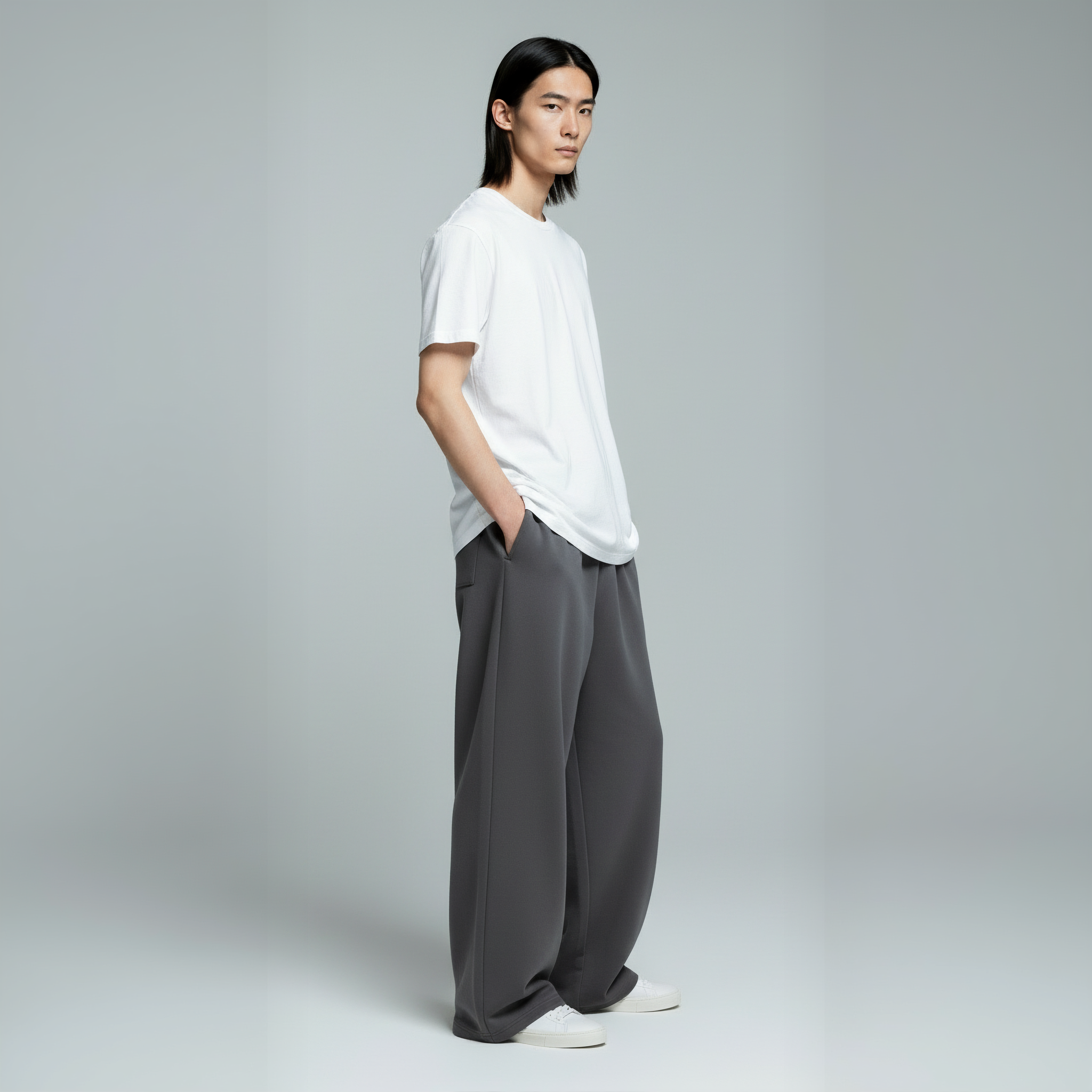 Baggy Trouser- Charcoal-zoom-5