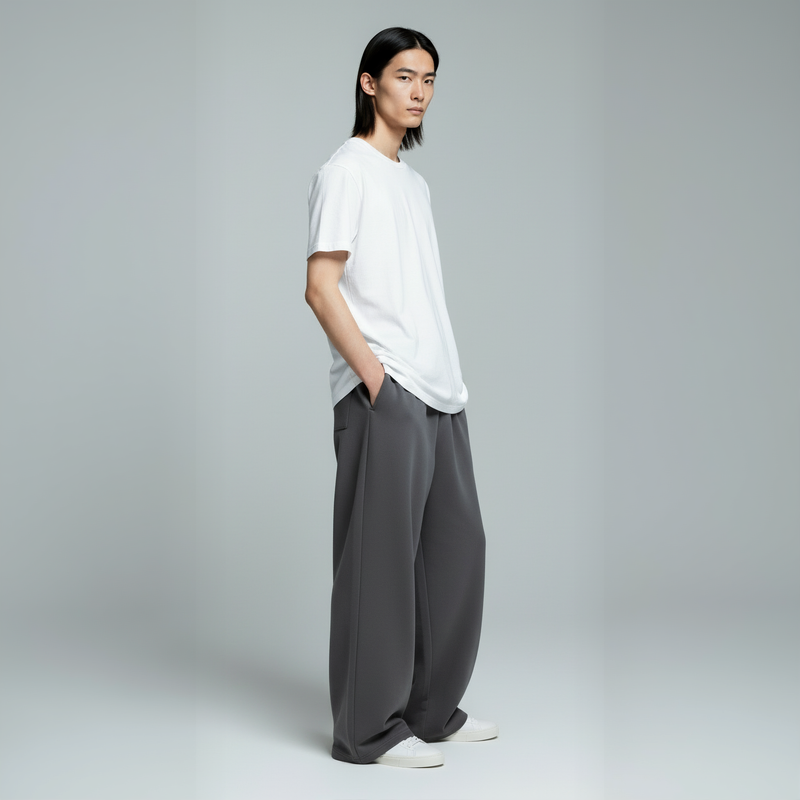 Baggy Trouser- Charcoal-zoom-