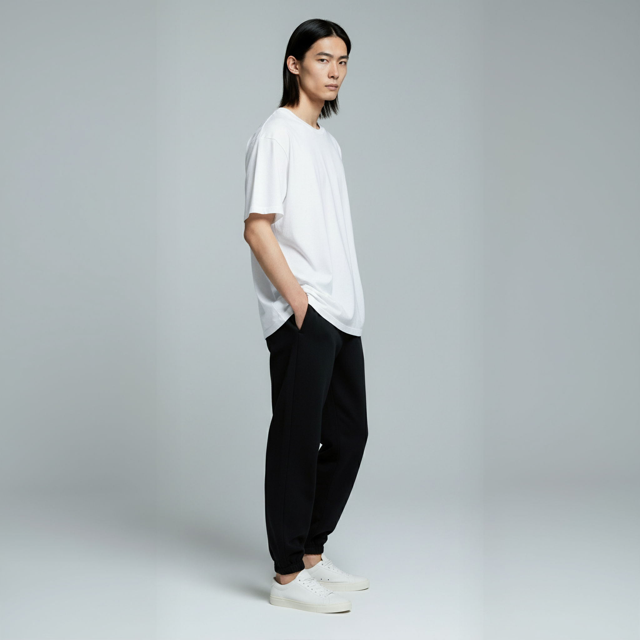 Classic Sweatpants- Black-zoom-5