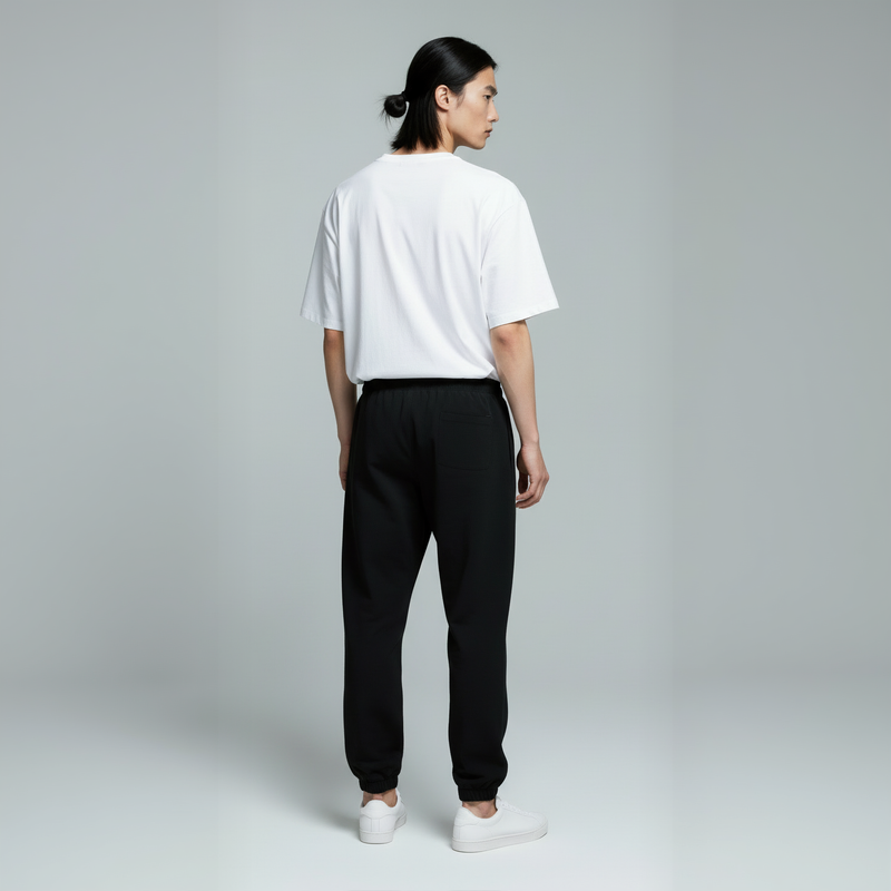 Classic Sweatpants- Black-zoom-