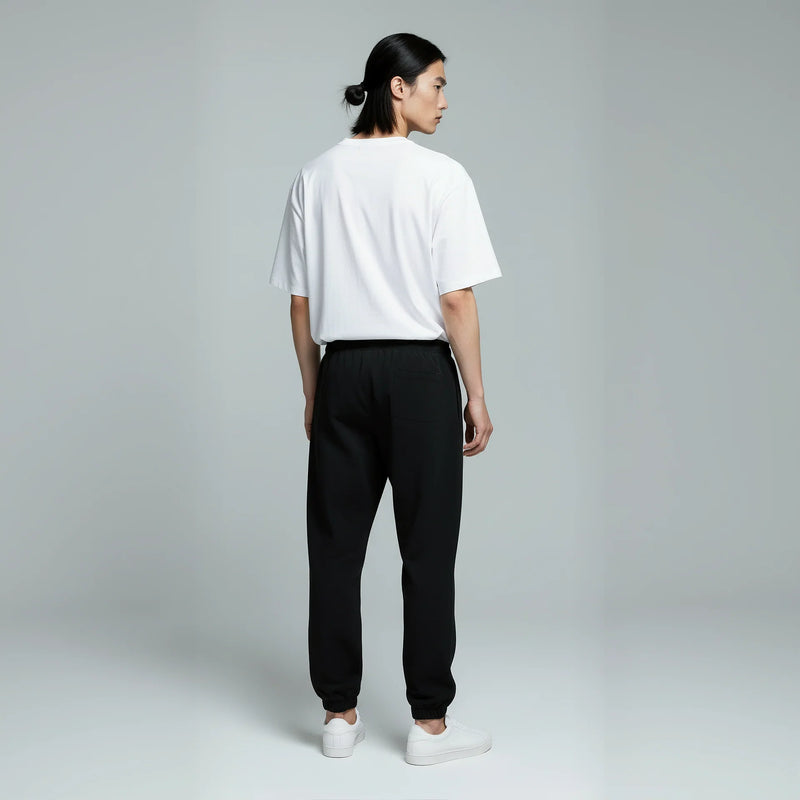 Classic Sweatpants- Black-zoom-