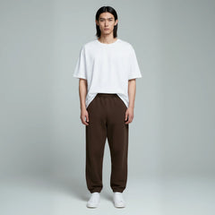 Espresso unisex sweatpants, USA best casual sweatpants for men and women everyday wear