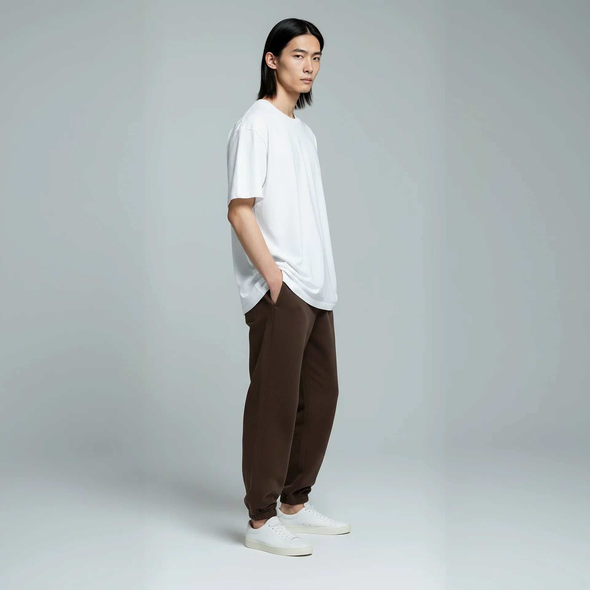 Unisex espresso color sweatpants, soft cotton sweatpants for men and women USA best streetwear
