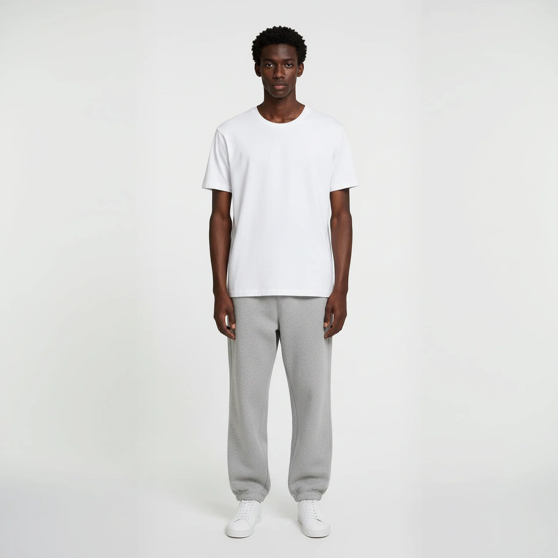 Classic Sweatpants- Heather Grey-2