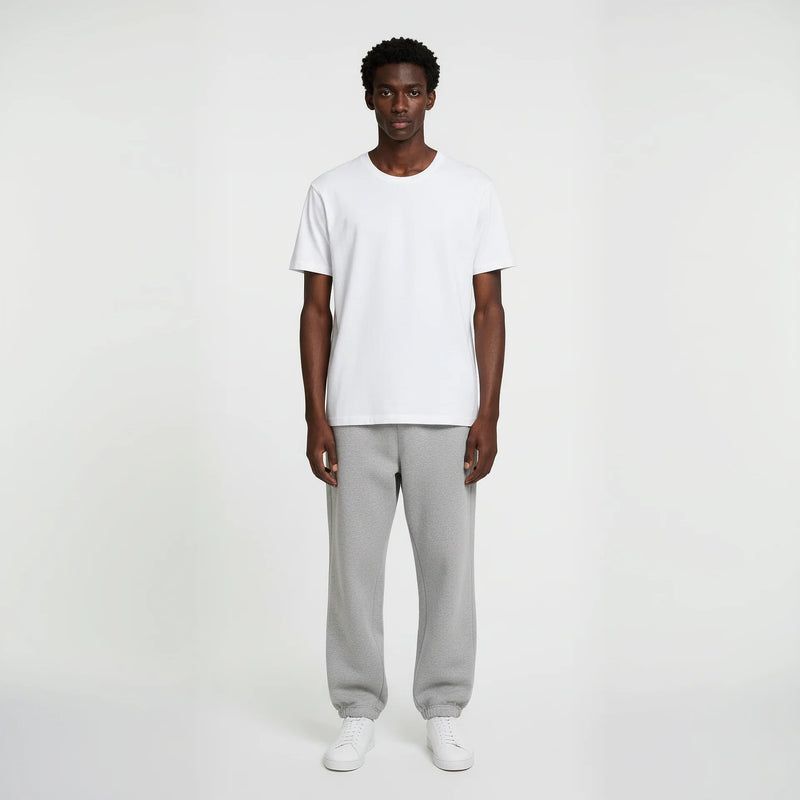 Classic Sweatpants- Heather Grey-zoom-