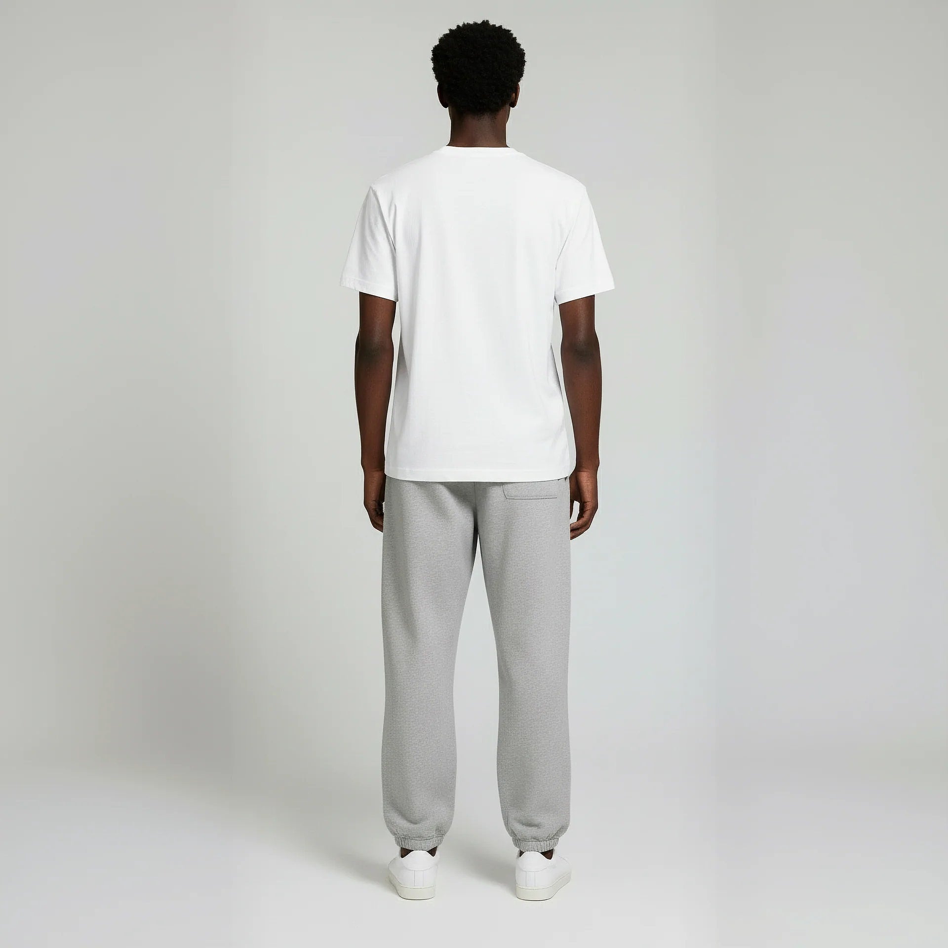 Classic Sweatpants- Heather Grey-zoom-3