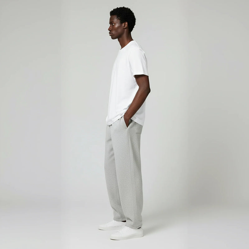 Classic Sweatpants- Heather Grey-zoom-