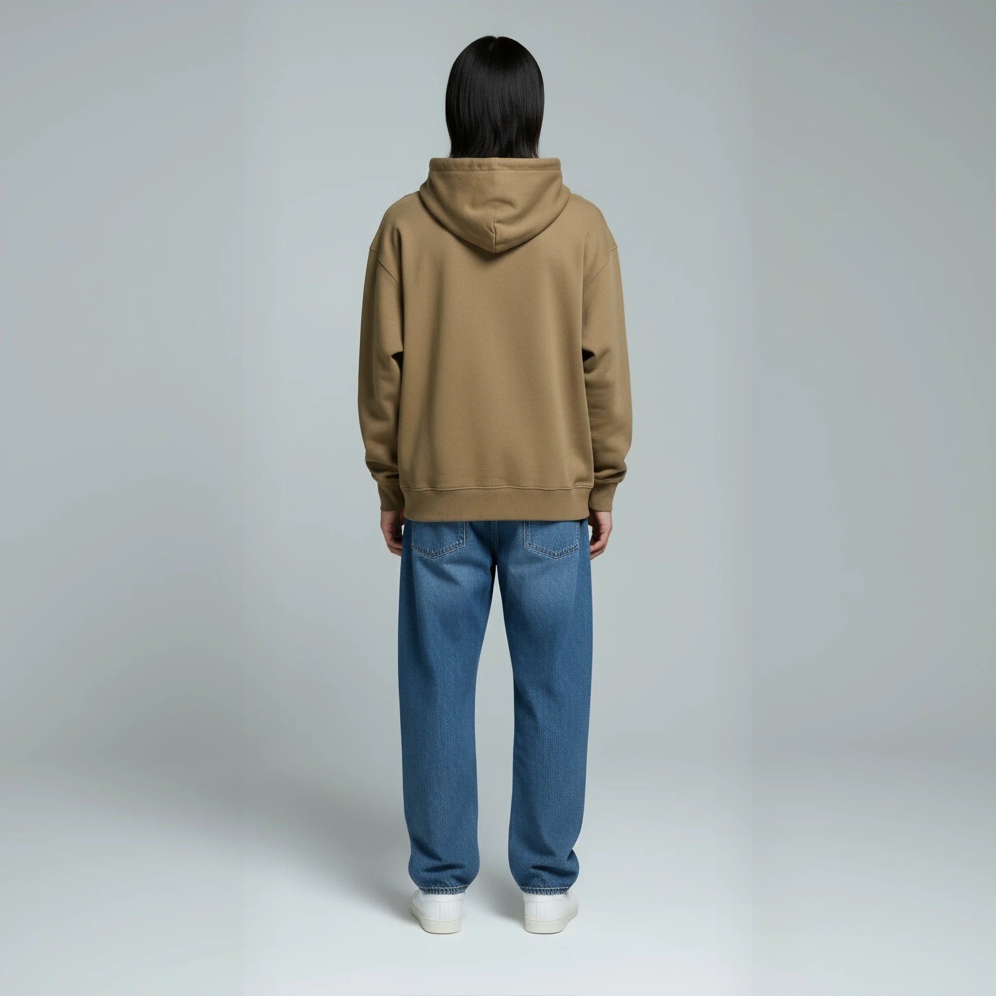 Pack of Drop Shoulder Hoodie- Clay-zoom-3
