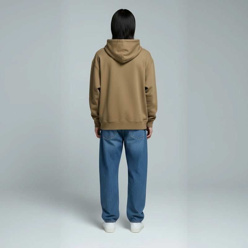 Pack of Drop Shoulder Hoodie- Clay-zoom-