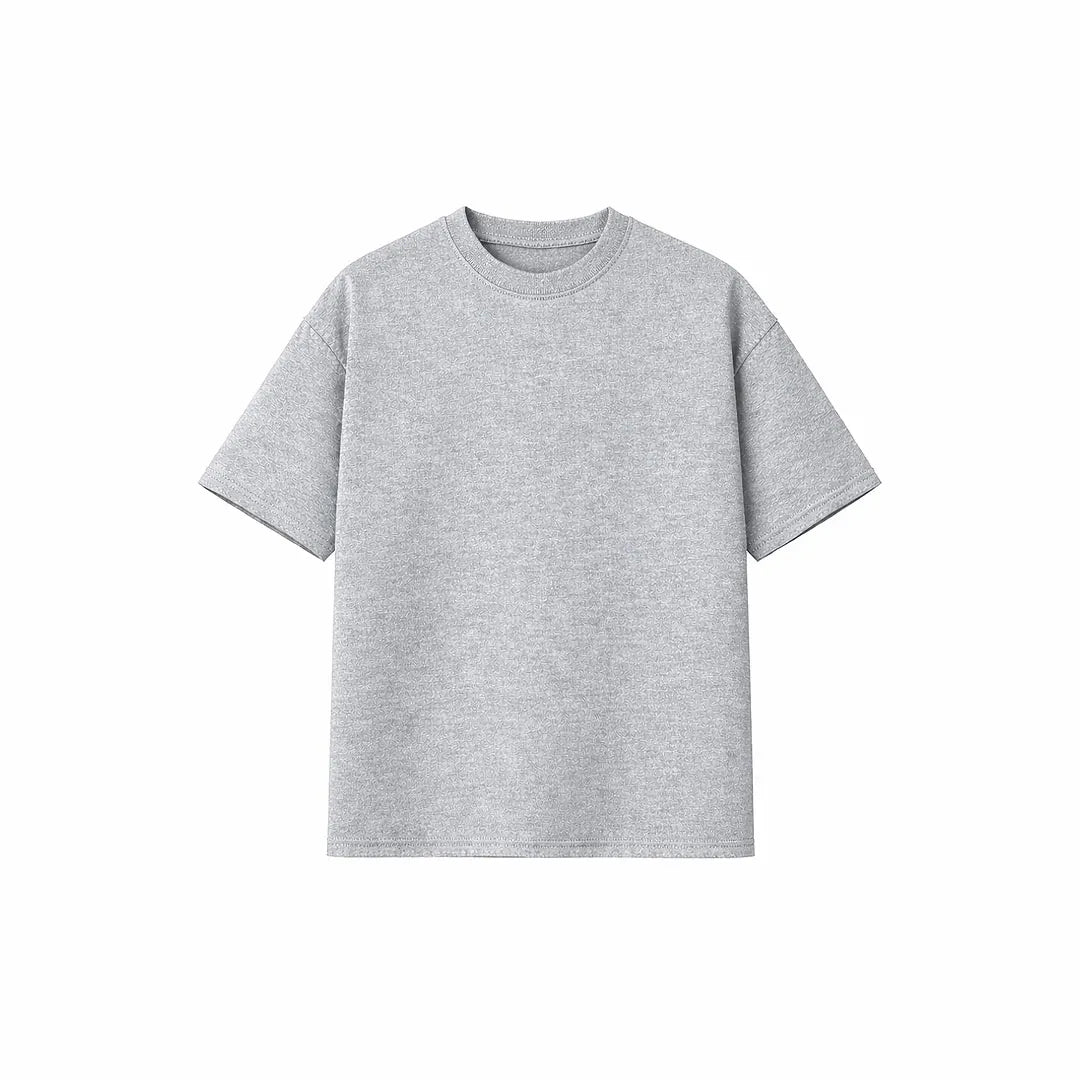Drop Shoulder Tee shirt- Forest Green-zoom-10