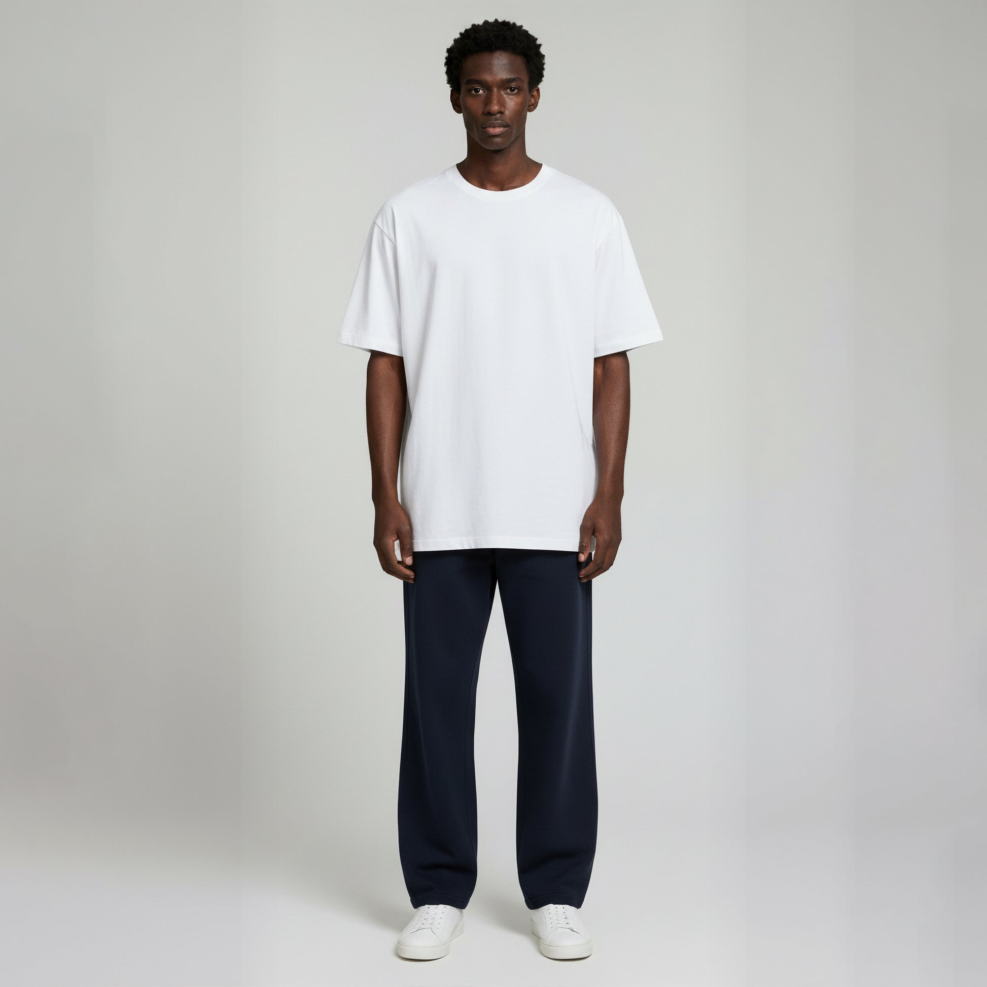 Pack of Open Bottom Sweatpants-  Navy-2