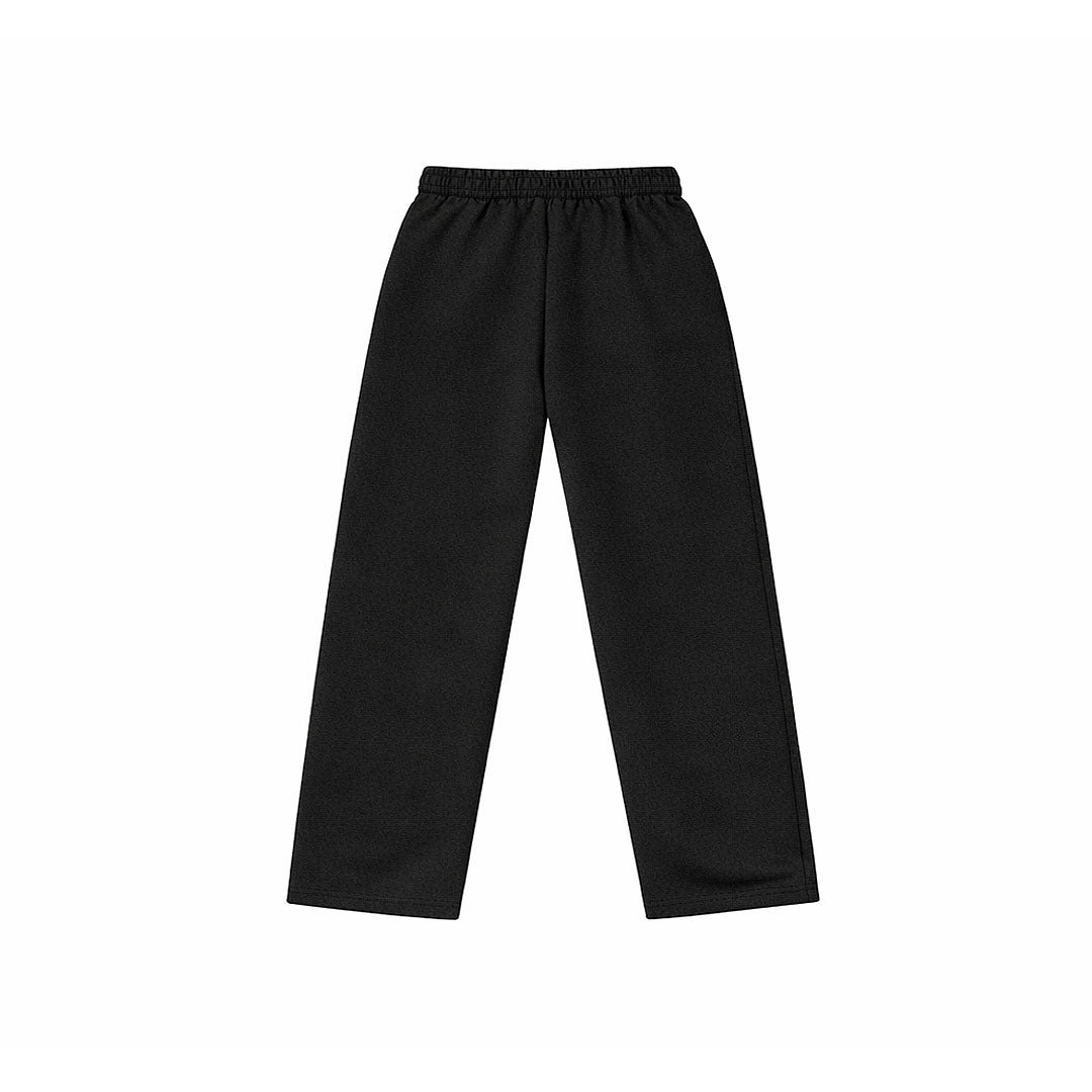 Open Bottom Sweatpants- Heather Grey-7