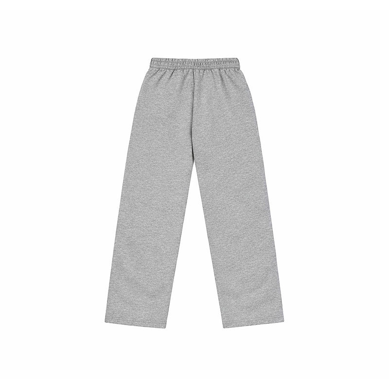 Open Bottom Trouser- Black-zoom-