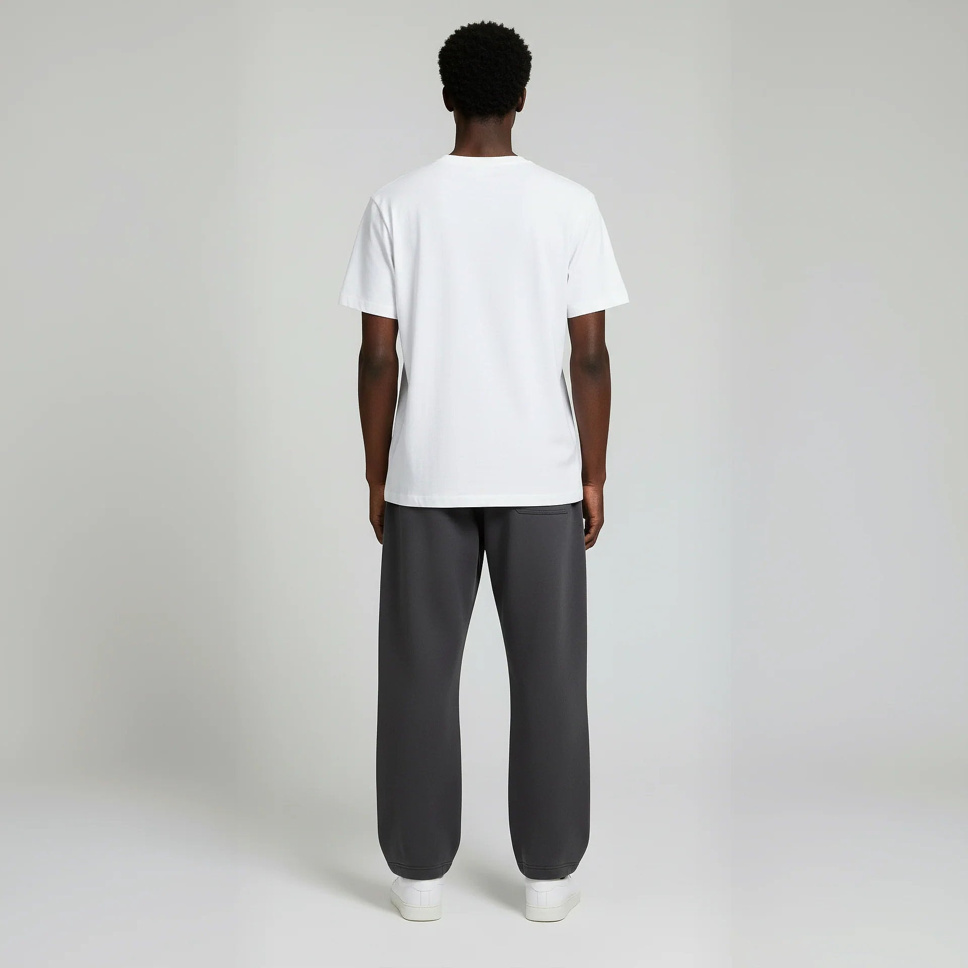 Open Bottom Sweatpant- Charcoal-3