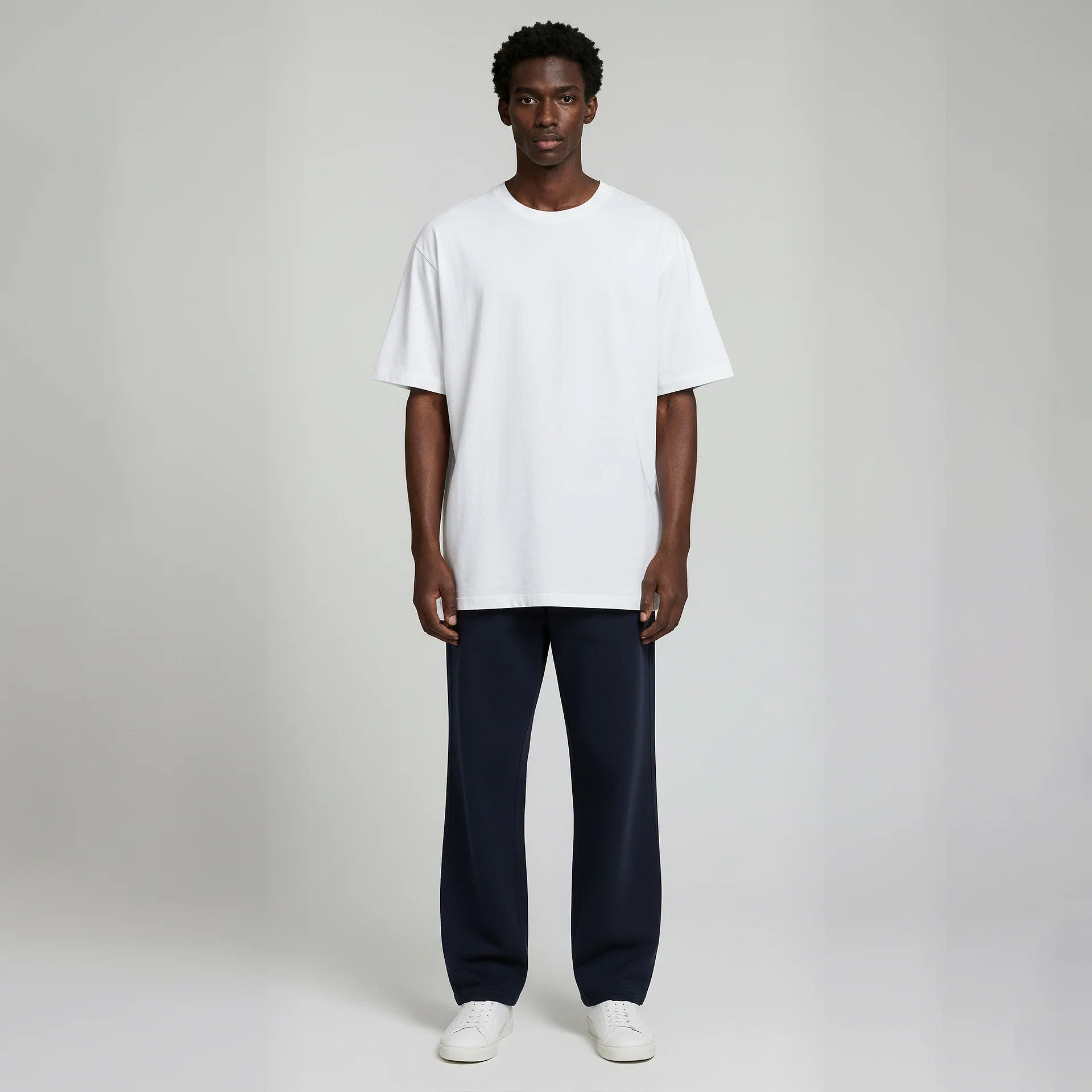 Pack of Open Bottom Sweatpants-  Navy