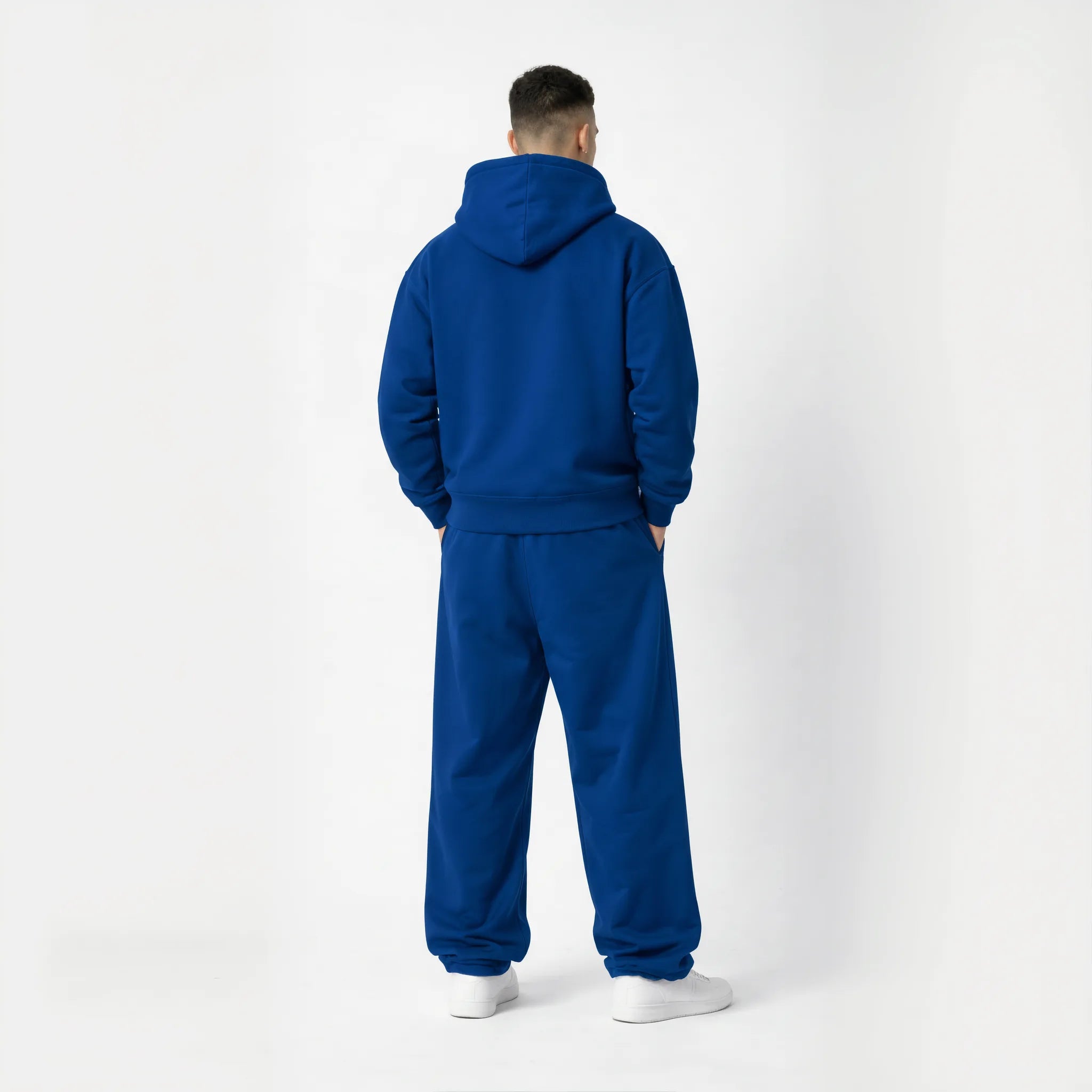 Pack of Drop Shoulder Hoodie-Royal Blue-zoom-3